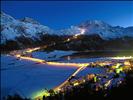 The longest illuminated ski slope of Switzerland (4.1 km)